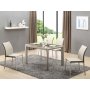 Cadence spisebord 122-182 cm - Lysebrun/beige