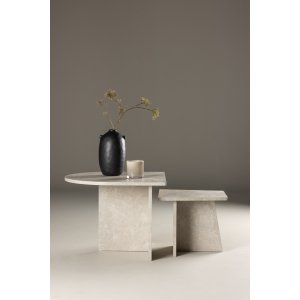 Sala sofabord 40/60 x 40/60 cm - Beige marmor look Sala sofabord 40/60 x 40/60 cm - Beige marmor look