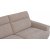 Amsterdam beige 3-personers sofa med hj ryg