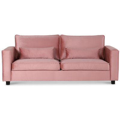 Adore Loungesofa 3-personers sofa - Dusty pink (Fljl) + Mbelplejest til tekstiler