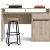 Funktion Plus skrivebord 110,2 x 48,2 x 77,4 cm - Hickory