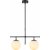 Rosenrd loftslampe 10755 - Sort/hvid