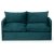 Saga 2-personers sovesofa XL - Petroleumsgrn