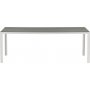 Spisest med 6 stole og spisebord 205 x 90 cm gr/hvid - Copacabana