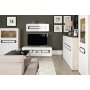 Hagfors skab - Hvid/sort
