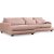 River divan sofa venstre - Pink