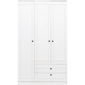 Lia garderobe 105 x 52 x 178 cm - Hvid