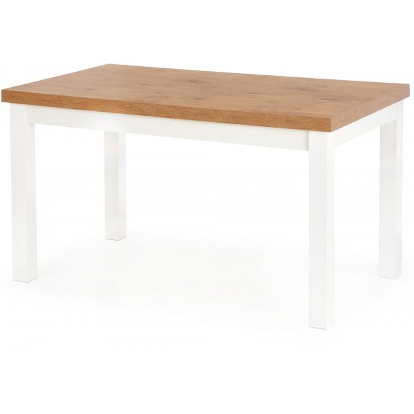 Marit spisebord udtrkkeligt 140-220 cm - Hvid / eg