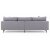 Hedlunda 3-personers XL-sofa - Gr + Pletfjerner til mbler