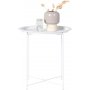 Bastia Sidebord 46,8 x 46,8 cm - Hvid