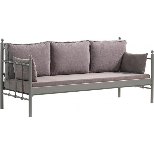 Lalas 3-personers udendrs sofa - Brun