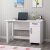 Naturligt skrivebord 120 x 60 cm - Hvid