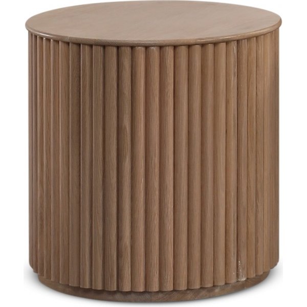 Cylinder sidebord 40 cm - Whitewash
