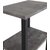 Sengebord Charlotte - Efterligning i sort / beton