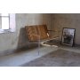 Alva udendrs sofa - Teak & Galvaniseret stl