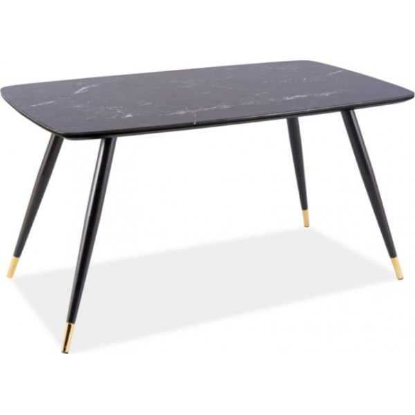 Cyril spisebord 140 cm - Sort
