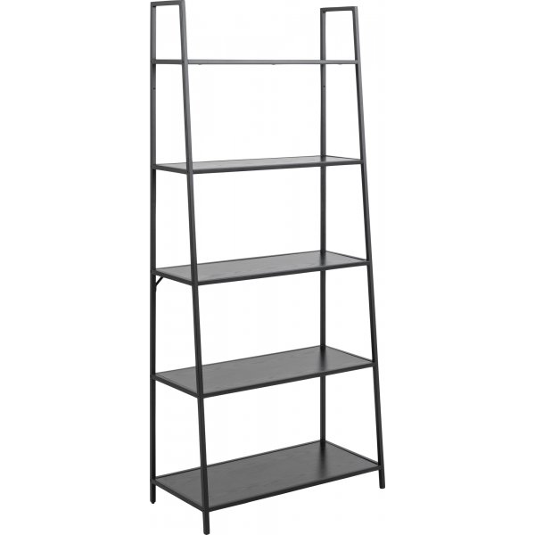 Seaford stigehylde 77x174 cm - Sort