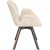 Bjerke spisestuestol - Beige/brun