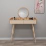 Trucco toiletbord 134 x 37 cm - Fyrretr/beige