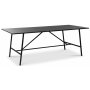 Toscana spisegruppe: 206 cm bord + 6 stk. Atlantic Empire stole brun PU