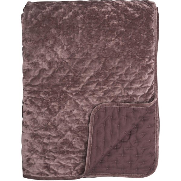 Cia sengetppe dobbelt 260 x 260 cm - Pink fljl