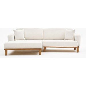 Reims divan sofa venstre - Creme