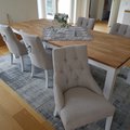 Kundebillede Tuva EUR Spisestol med håndtag - Beige / Hvid