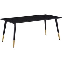 Spisebord Slope 180 cm - Sort / Messing Spisebord Slope 180 cm - Sort / Messing