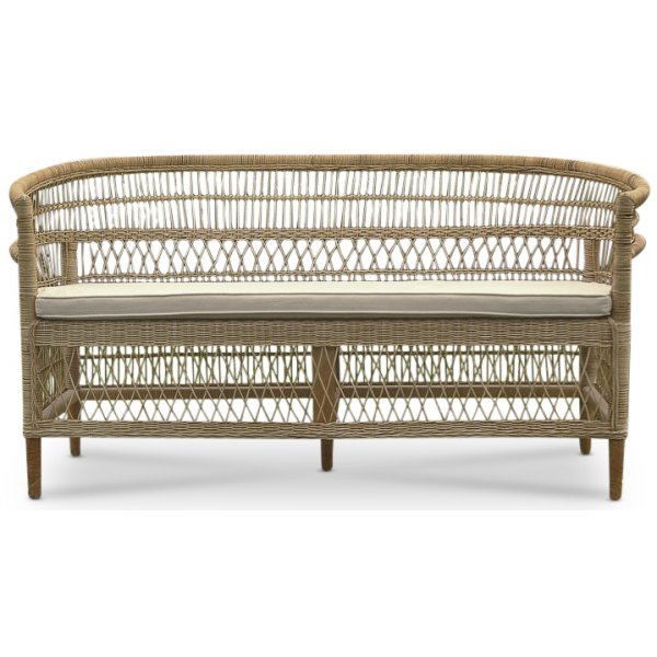 Tranum udendrs sofa i rattan - Natur