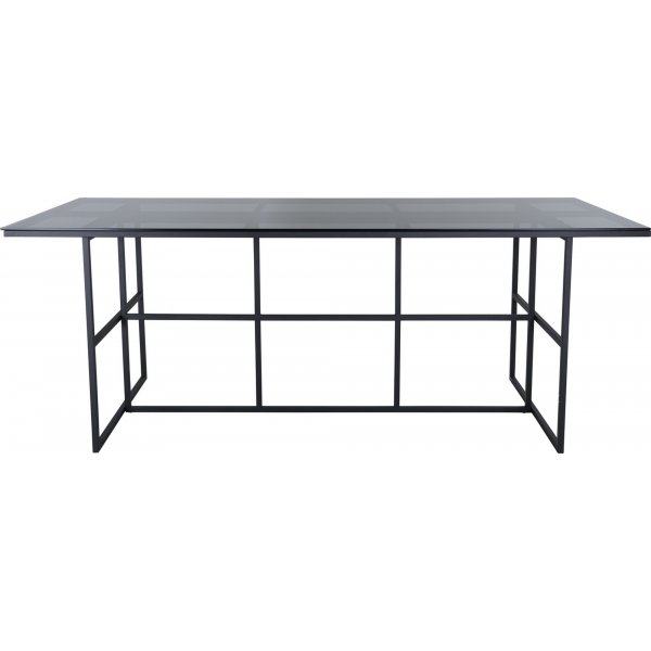 Viking spisebord 200 cm - Sort
