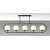 Klenod loftslampe 10611 - Sort/hvid