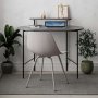 Lob skrivebord 100x72 cm - Antracit