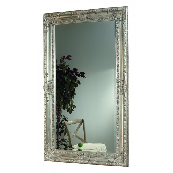 Barok vgspejl slv 165x95 cm Lodret / Vandret