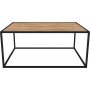 Coruna sofabord Eg/sort - 90 x 50 cm