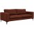Aspen 3-pers sofa - Rust rd chenille + Mbelplejest til tekstiler