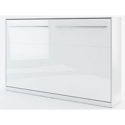 Sengeskab compact living Horisontalt (120x200 cm sammenklappelig seng) - Hvid Hjglans
