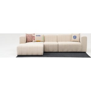 Beyza divan sofa venstre - Creme