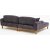 Reims divan sofa venstre - antracit