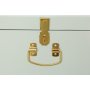 Kuffert Matteus, st med 2 - Lysegr / Messing