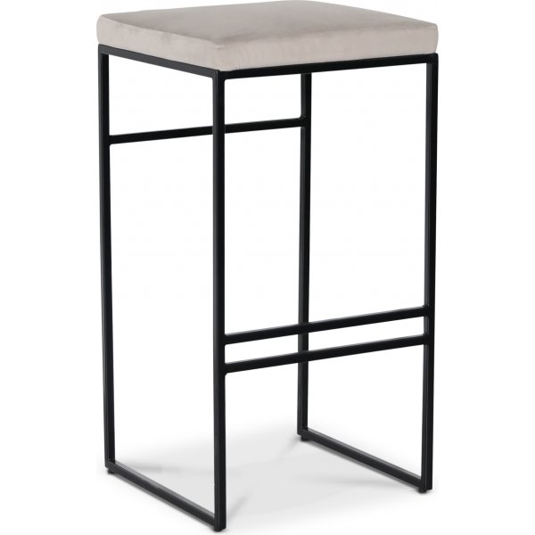 Stage barstol - Grbeige fljl / sort