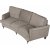 Howard Watford Deluxe 4-personers buet sofa - lysebrun fljlsbuk