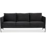 Kingsley 3-pers sofa - Antracit fljl