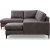 Braga u-sofa venstre - antracit