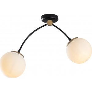 Chromozom loftslampe 1001 - Hvid/sort