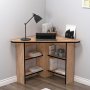 Hjrne hjrne skrivebord 80 x 80 cm - Fyrretr