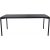 Spisebord Pelle 190x90 cm - Sortbejdset eg / Messing + Mbelfdder