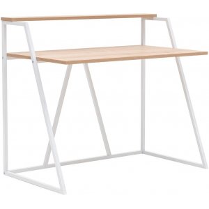 Lissa skrivebord 105 x 60 cm - Safir eg/hvid