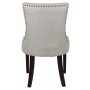 Victoria spisegruppe, ovalt spisebord 178 x 110 cm med 4 Tuva stole - Hvid/Brun bejdse + Pletfjerner til mbler