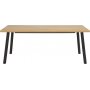 Mallow spisebord 190 cm - Eg/sort