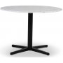 SOHO spisebord O105 cm - Matsort tvrfod / lyst marmor